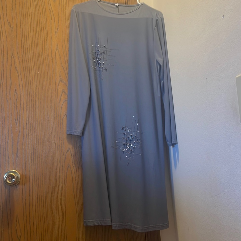 Like new gray dress. Selling for $15